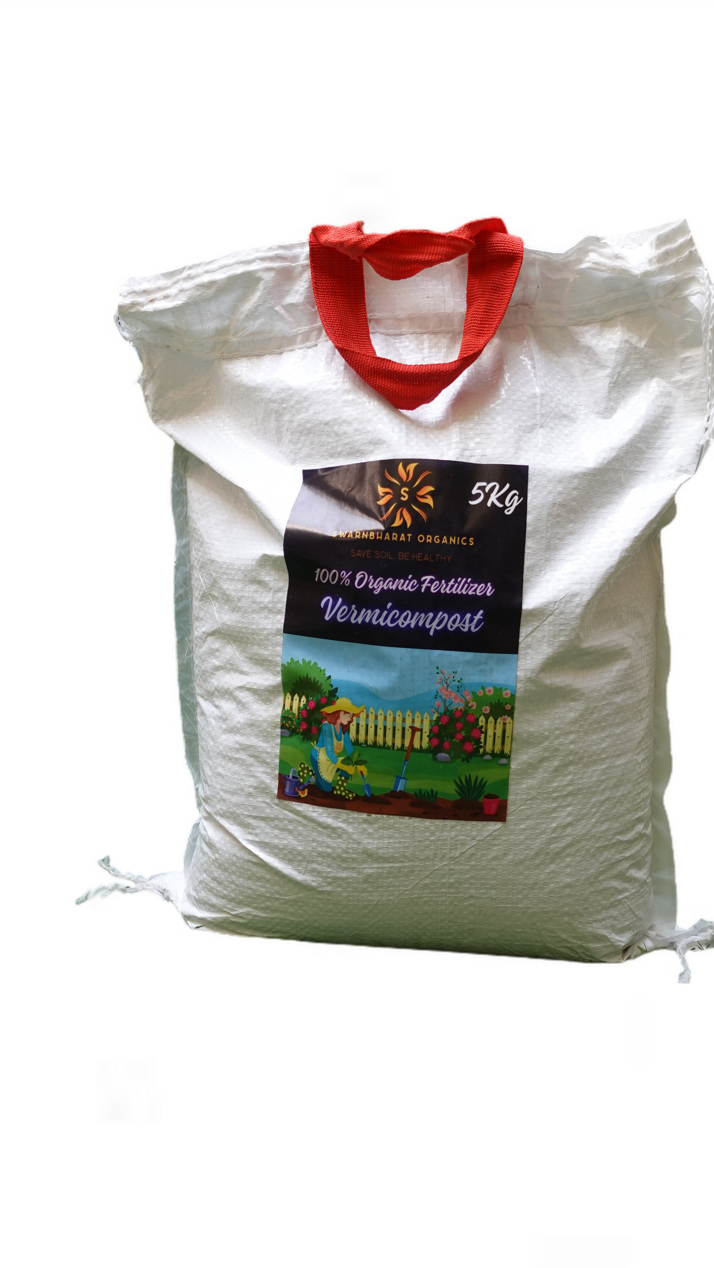 SwarnBharat Organics - Vermicompost For Plants 5Kg - Organic Fertilizer & Manure